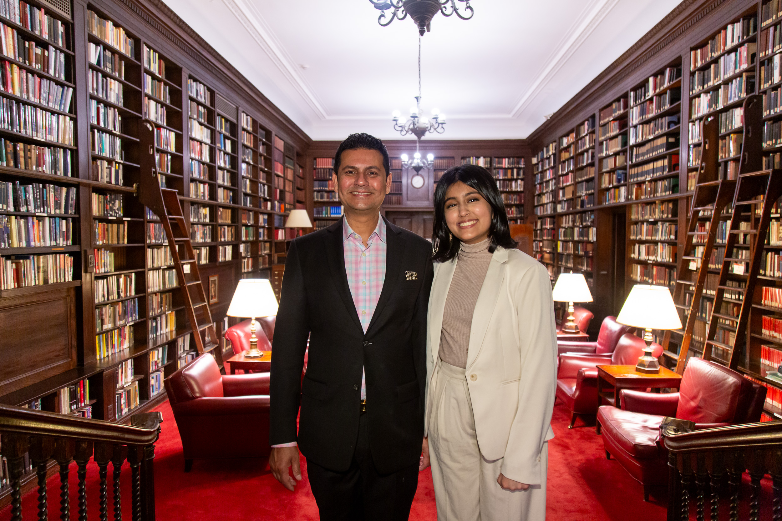Harvard Club library hall