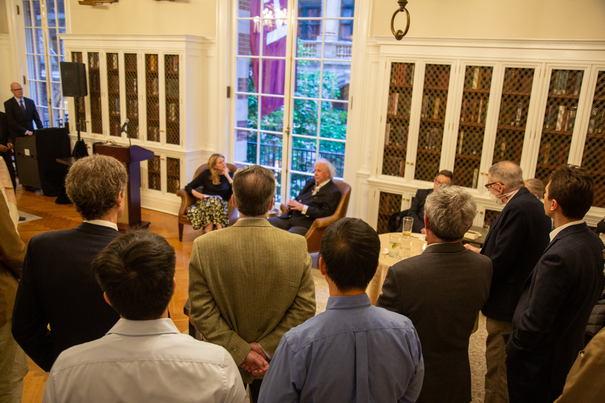 Award ceremony, Harvard Club New York